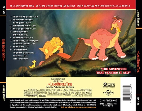 James Horner's The Land Before Time expanded edition