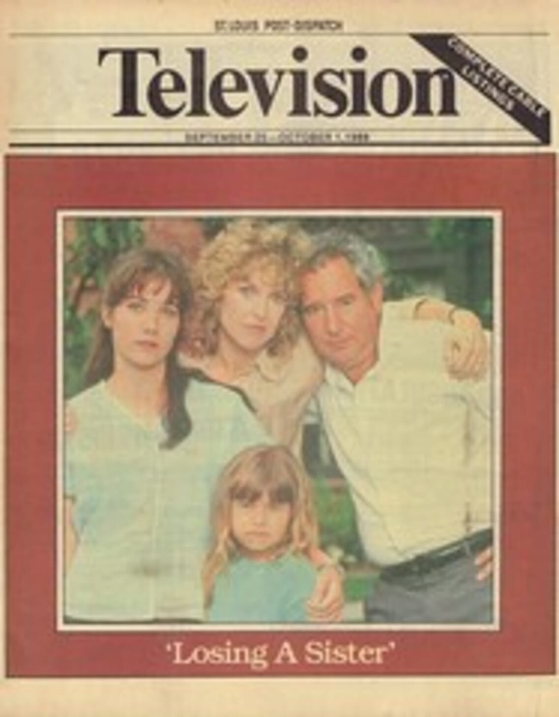 St. Louis Post Dispatch TV Magazine Cover and working hard